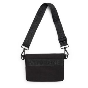 New Wild One Recycled Knit Treat Pouch Black